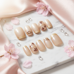 Customized Press-On Nails – Made Just for You (Personalized Nail Art Set)
