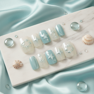 Customized Press-On Nails – Made Just for You (Personalized Nail Art Set)
