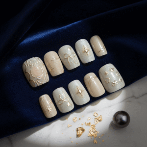 Customized Press-On Nails – Made Just for You (Personalized Nail Art Set)