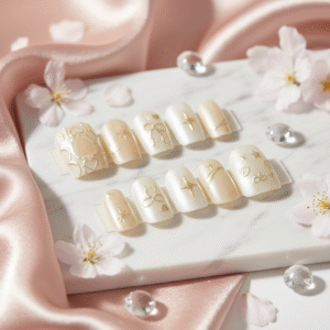 Customized Press-On Nails – Made Just for You (Personalized Nail Art Set)