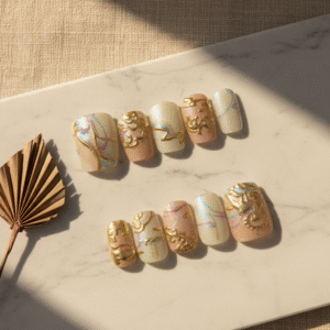 Customized Press-On Nails – Made Just for You (Personalized Nail Art Set)