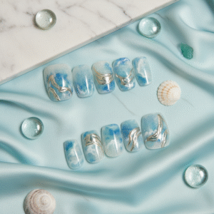 Customized Press-On Nails – Made Just for You (Personalized Nail Art Set)